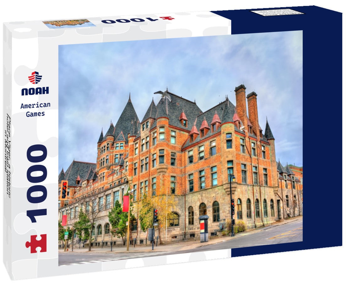 Noah Jigsaw Puzzle Place Viger, a historic hotel and train station in Montreal - Quebec, Canada 1000 pieces