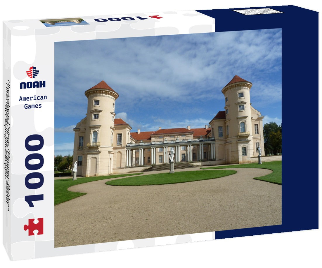 Rheinsberg Palace is located in the German district of Ostprignitz-Ruppin. 1000pc PuzzleBlack and White