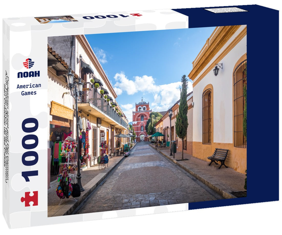 Noah Jigsaw Puzzle Pedestrian street and Del Carmen Arch Tower (Arco Torre del Carmen), San Cristobal de las Casas, Chiapas, Mexico 1000 pieces