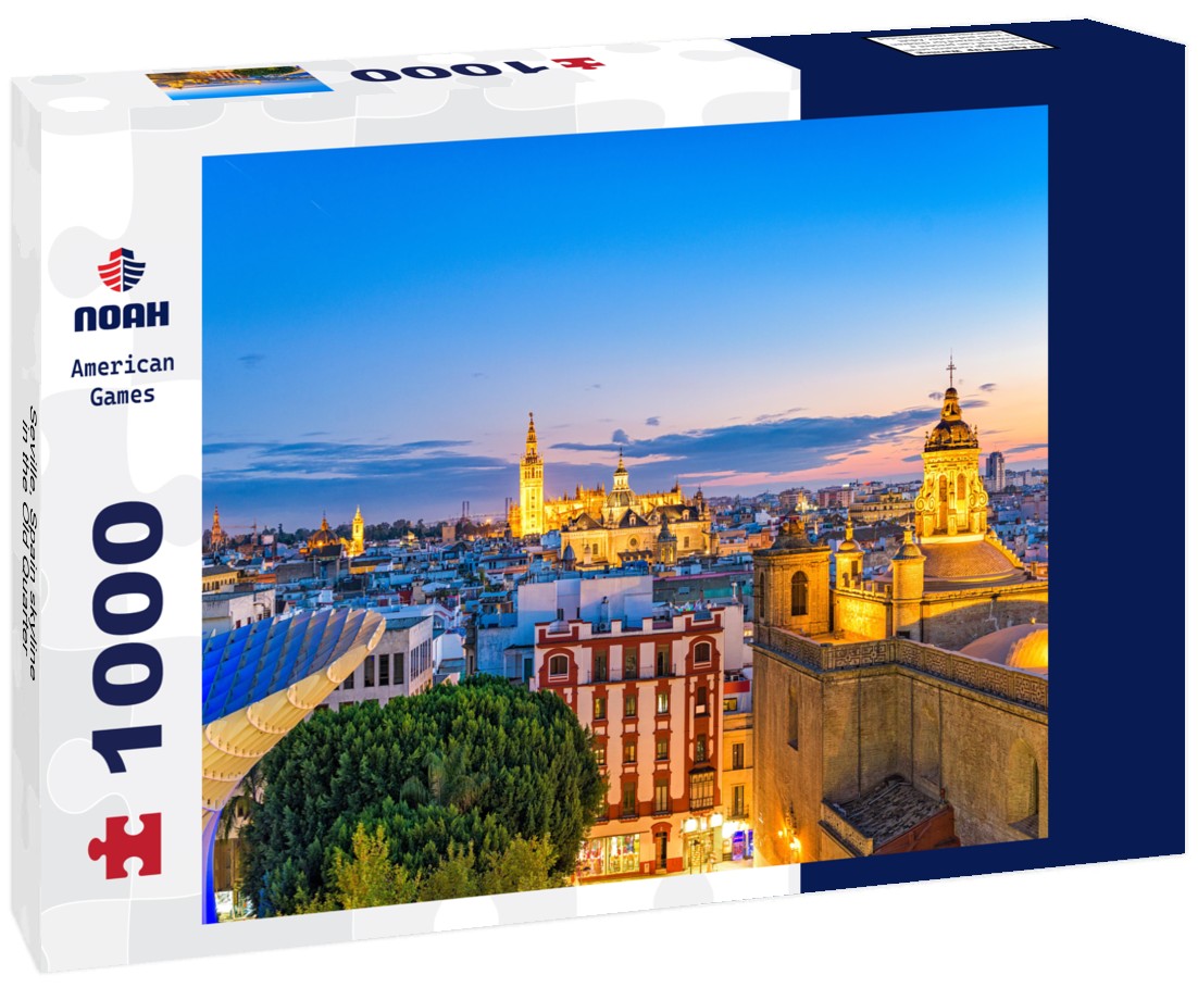 Noah Jigsaw Puzzle Seville, Spain skyline in the Old Quarter 1000 pieces