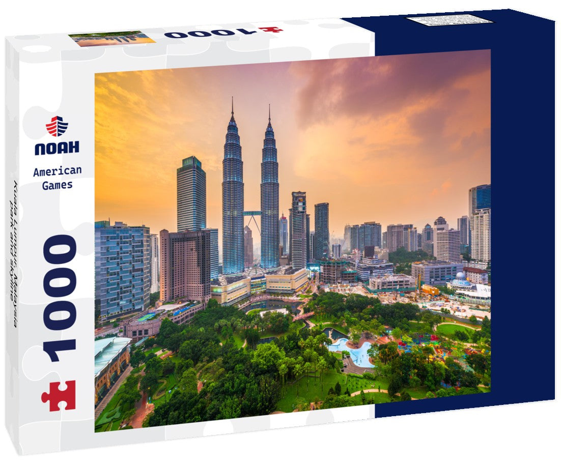 Noah Jigsaw Puzzle Kuala Lumpur, Malaysia park and skyline 1000 pieces