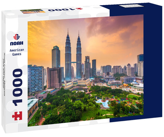 Noah Jigsaw Puzzle Kuala Lumpur, Malaysia park and skyline 1000 pieces