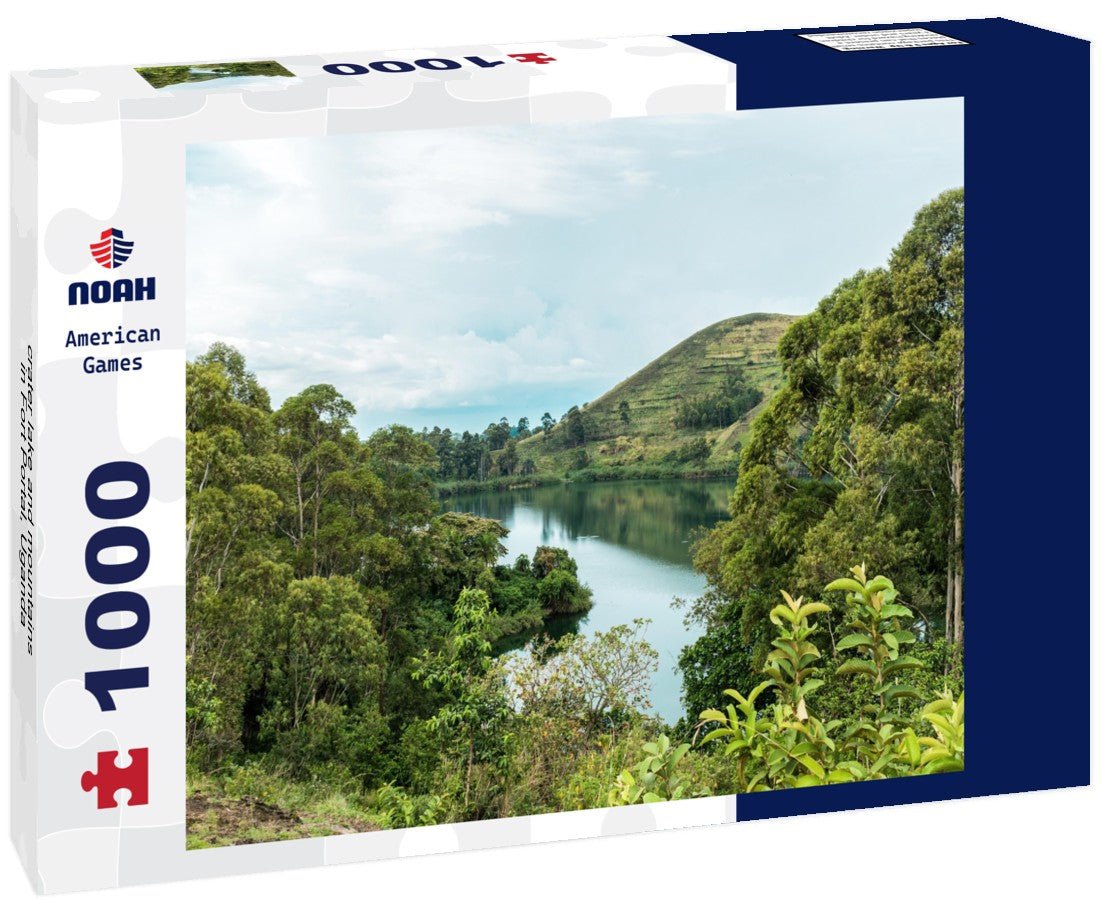 Noah Jigsaw Puzzle crater lake and mountains in Fort Portal, Uganda 1000 pieces