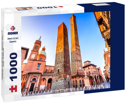 Noah Jigsaw Puzzle Bologna, Italy - Two Towers (Due Torri), Asinelli and Garisenda, symbols of medieval Bologna 1000 pieces