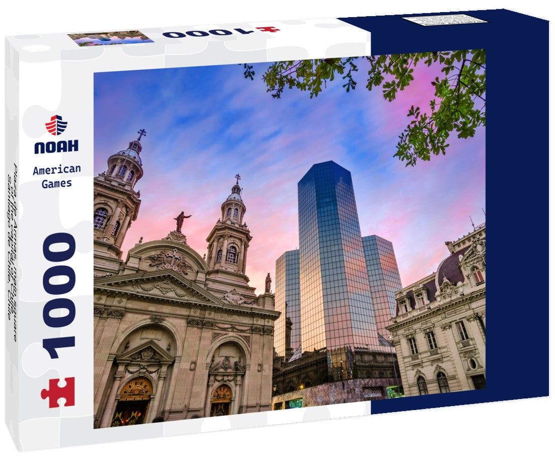 Noah Jigsaw Puzzle Plaza de Armas, main square of the capital of Chile, Santiago de Chile, Chile 1000 pieces