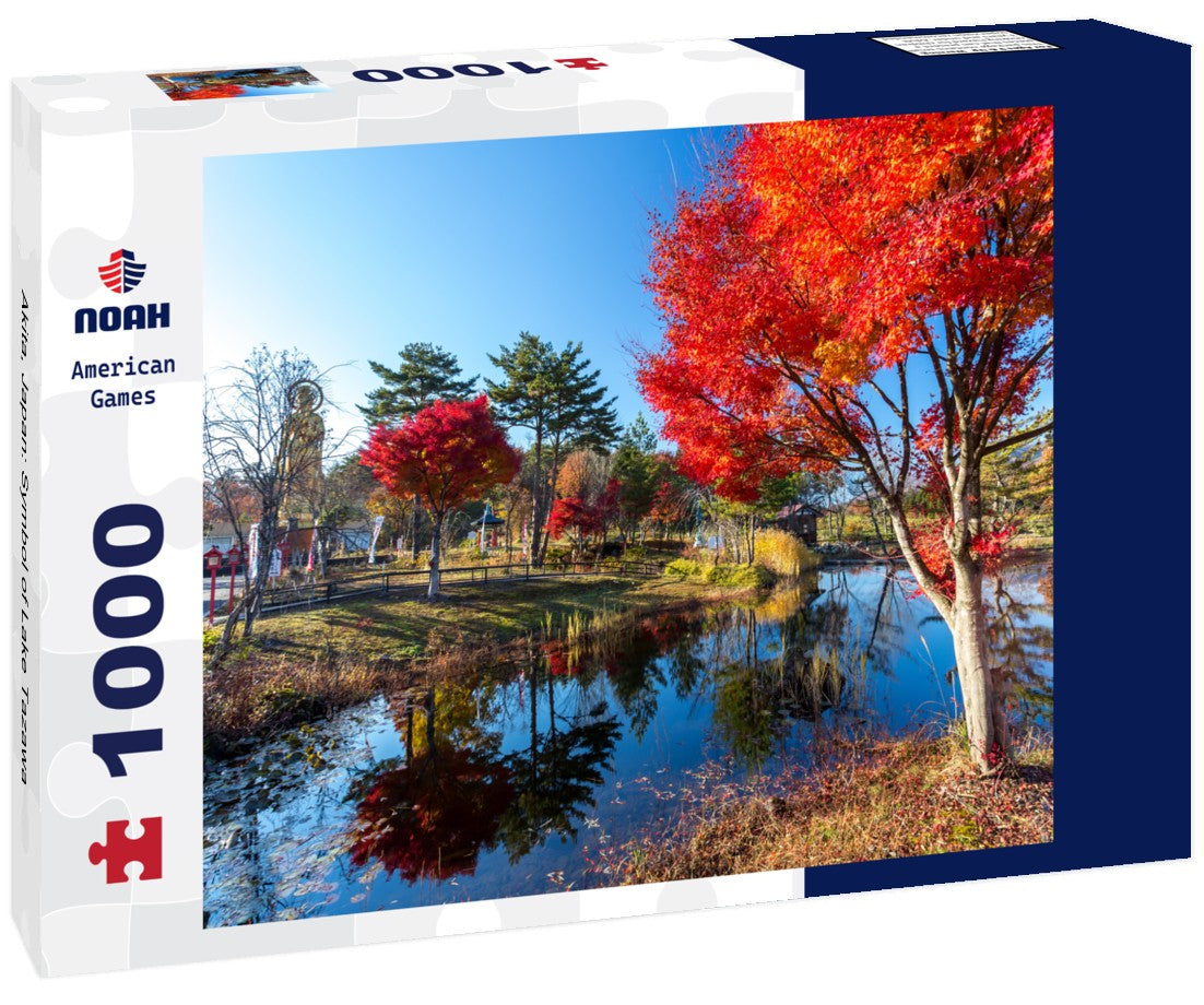 Noah Jigsaw Puzzle Akita, Japan: Symbol of Lake Tazawa 1000 pieces