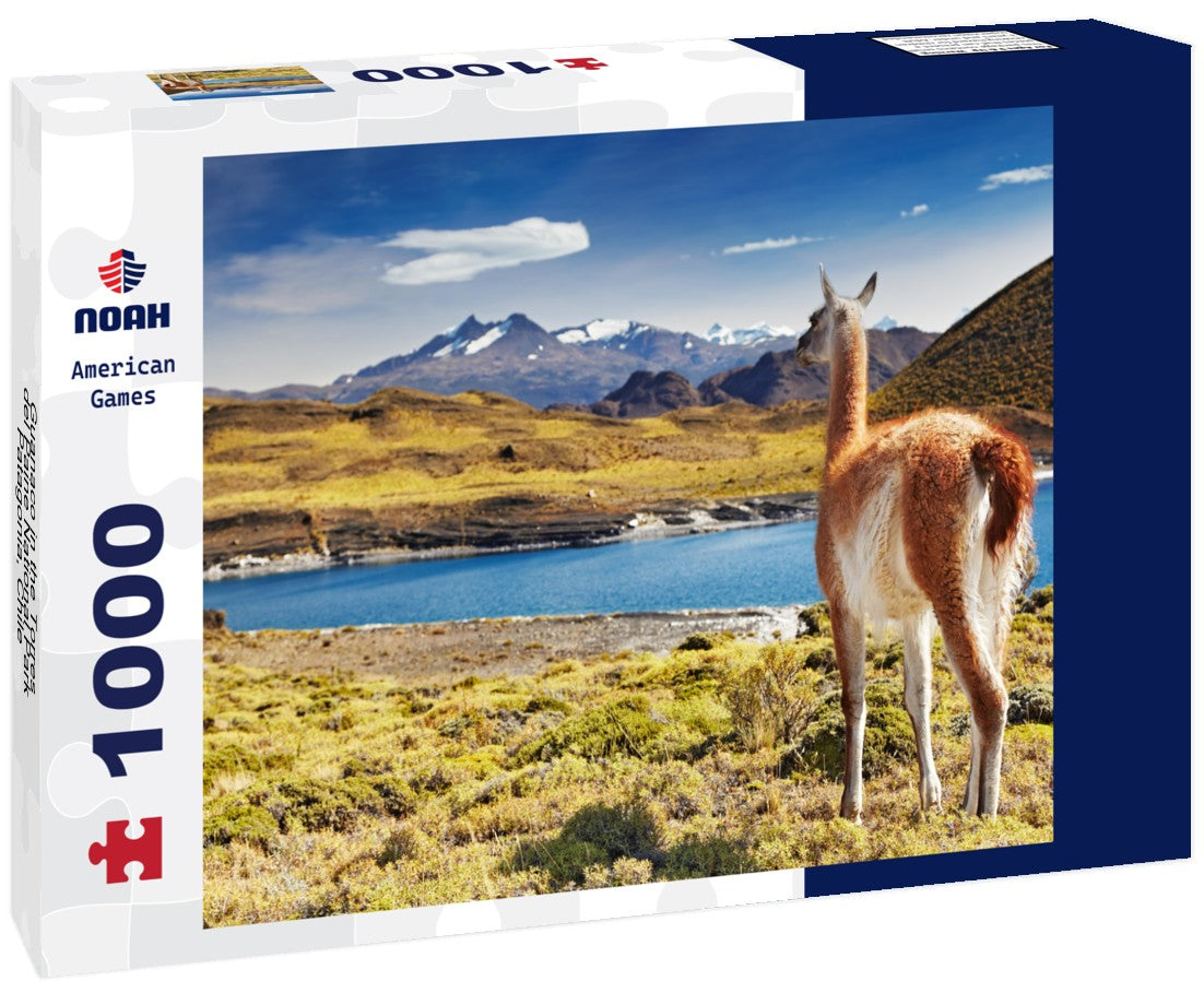 Noah Jigsaw Puzzle Guanaco in the Torres del Paine National Park, Patagonia, Chile 1000 pieces