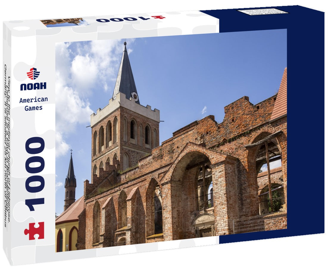 Noah Jigsaw Puzzle View to the medieval church of Lieberose. Lieberose is a town in Brandenburg, Germany. It is situated 25 km north of Cottbus 1000 pieces