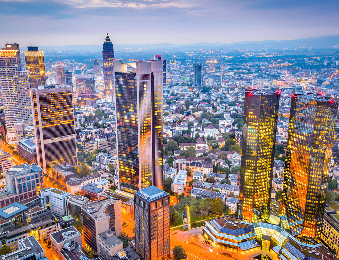 Noah Jigsaw Puzzle Frankfurt, Germany Cityscape at dusk 1000 pieces