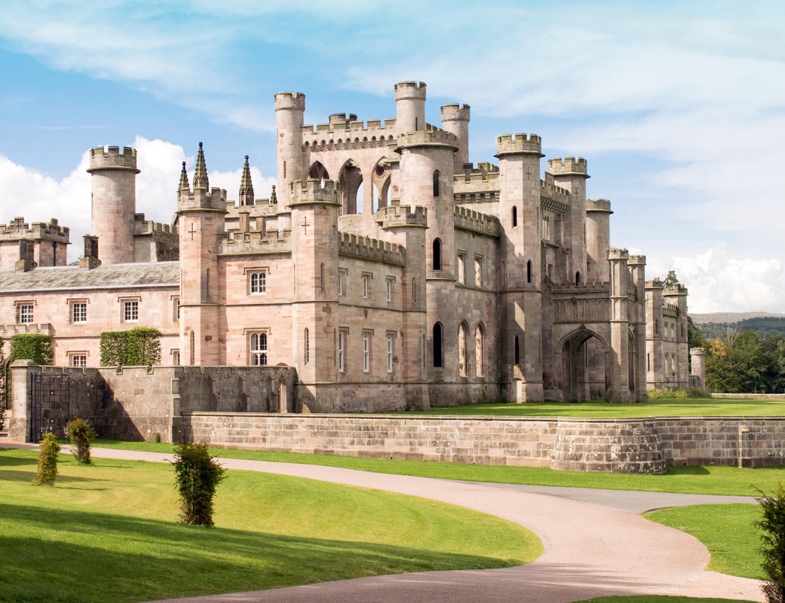 Noah Jigsaw Puzzle Lowther Castle, Lowther Park, Lake District, England, UK Photo of an English Castle viewed from driveway 1000 pieces
