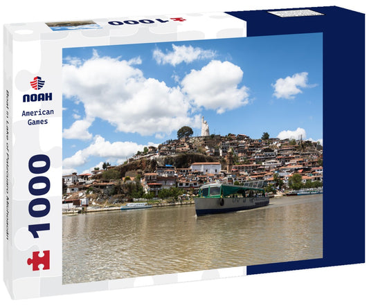 Noah Jigsaw Puzzle Boat in Lake of Patzcuaro Michoacán 1000 pieces
