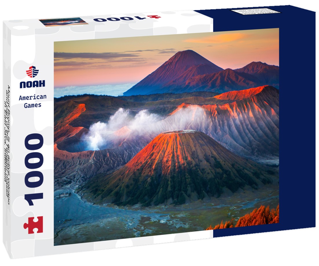 Noah Jigsaw Puzzle Mount Bromo, is an active volcano and part of the Tengger massif, in East Java, Indonesia 1000 pieces
