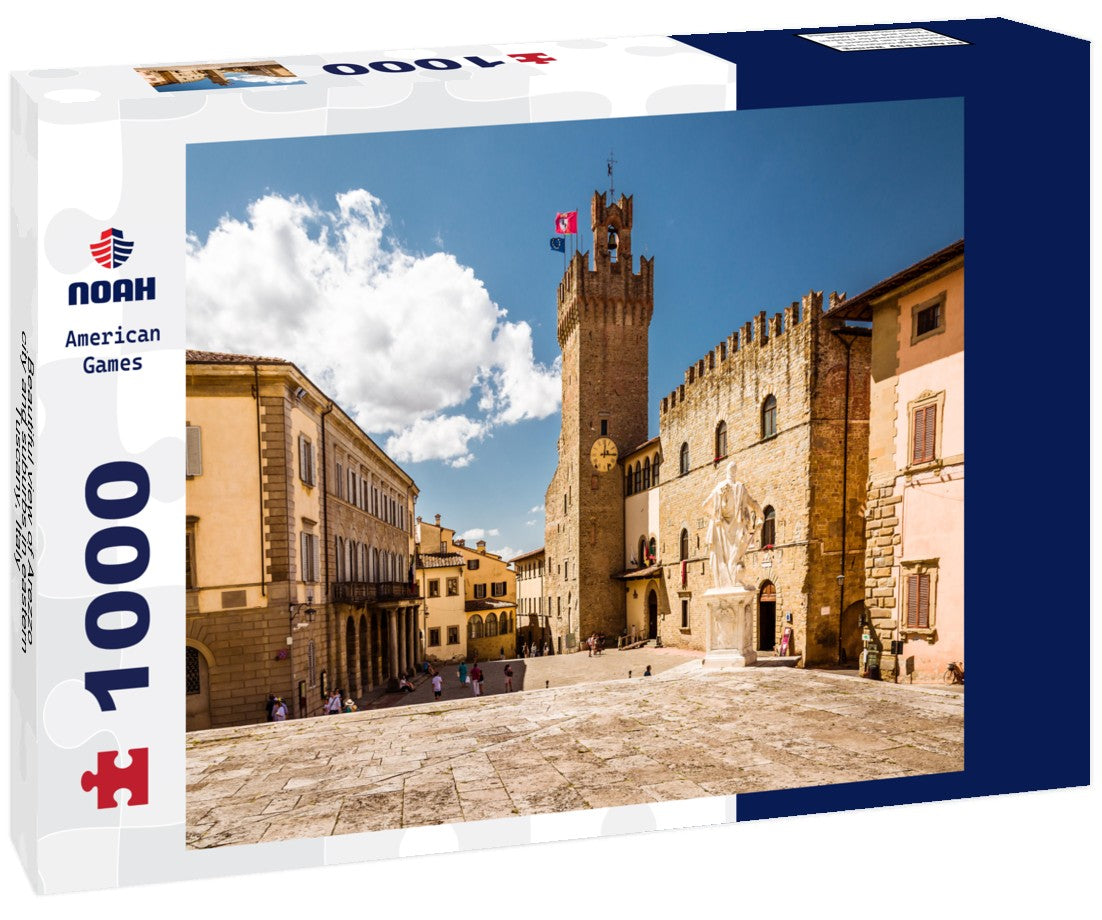 Noah Jigsaw Puzzle Beautiful view of Arezzo city and suburbs in eastern Tuscany, Italy 1000 pieces