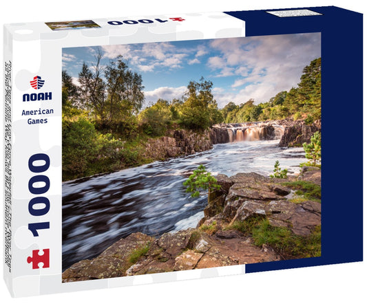 Noah Jigsaw Puzzle River Tees and Low Force Waterfall / The River Tees cascades over the Whin Sill at Low Force Waterfall, as the Pennine Way follows the southern riverbank 1000 pieces