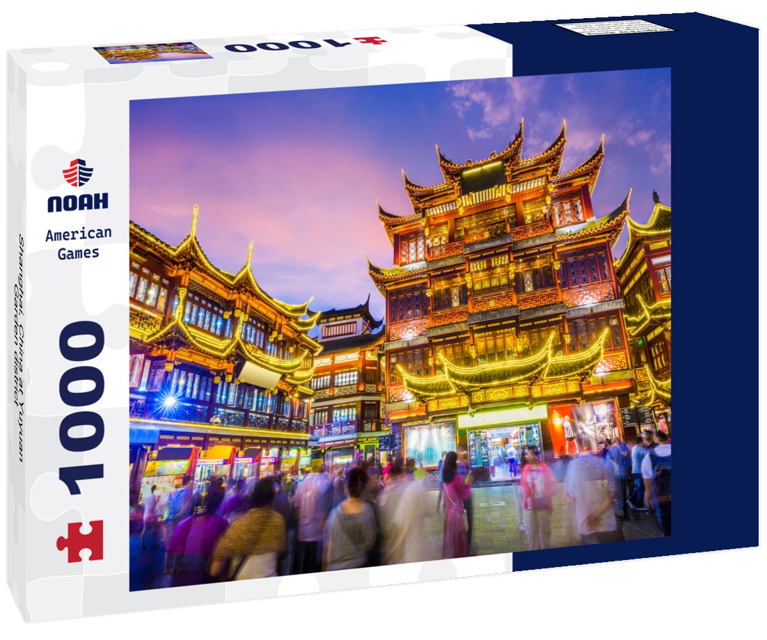 Noah Jigsaw Puzzle Shanghai, China at Yuyuan Garden district 1000 pieces