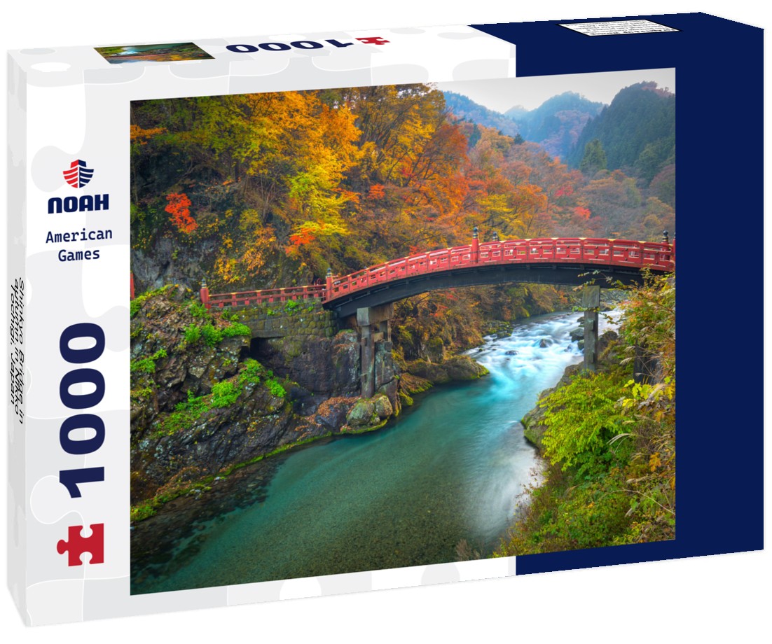 Noah Jigsaw Puzzle Shinkyo Bridge in autumn in Nikko, Tochigi, Japan 1000 pieces