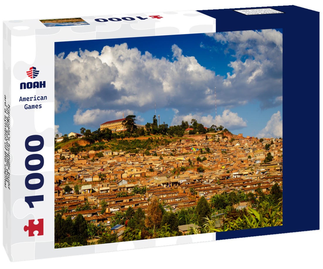 Noah Jigsaw Puzzle Kampala's foothills build on the seven hills that are a symbol of the capital of Uganda 1000 pieces