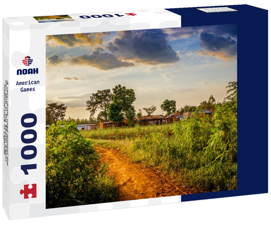 Noah Jigsaw Puzzle A very dusty road around the Sipi falls in the Monte Elgon national park in Uganda 1000 pieces