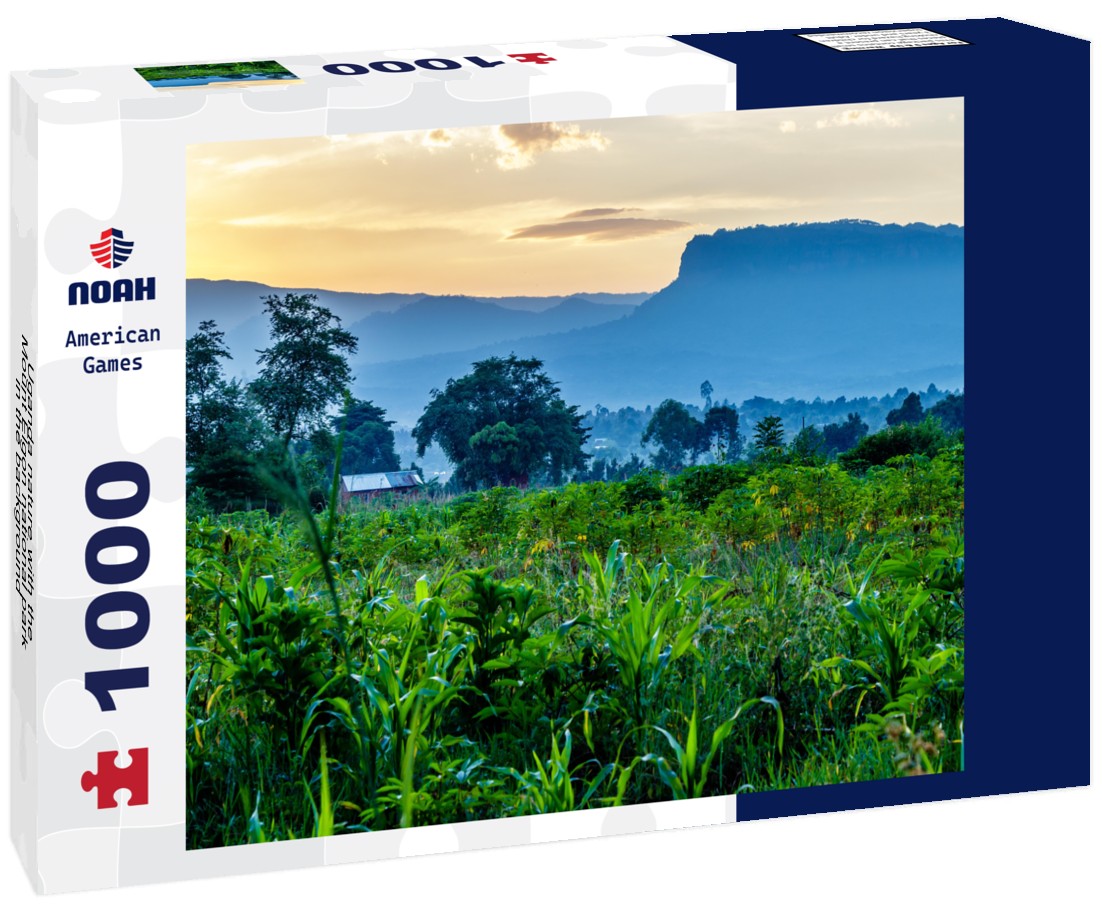 Noah Jigsaw Puzzle Uganda nature with the Mount Elgon national park in the background 1000 pieces