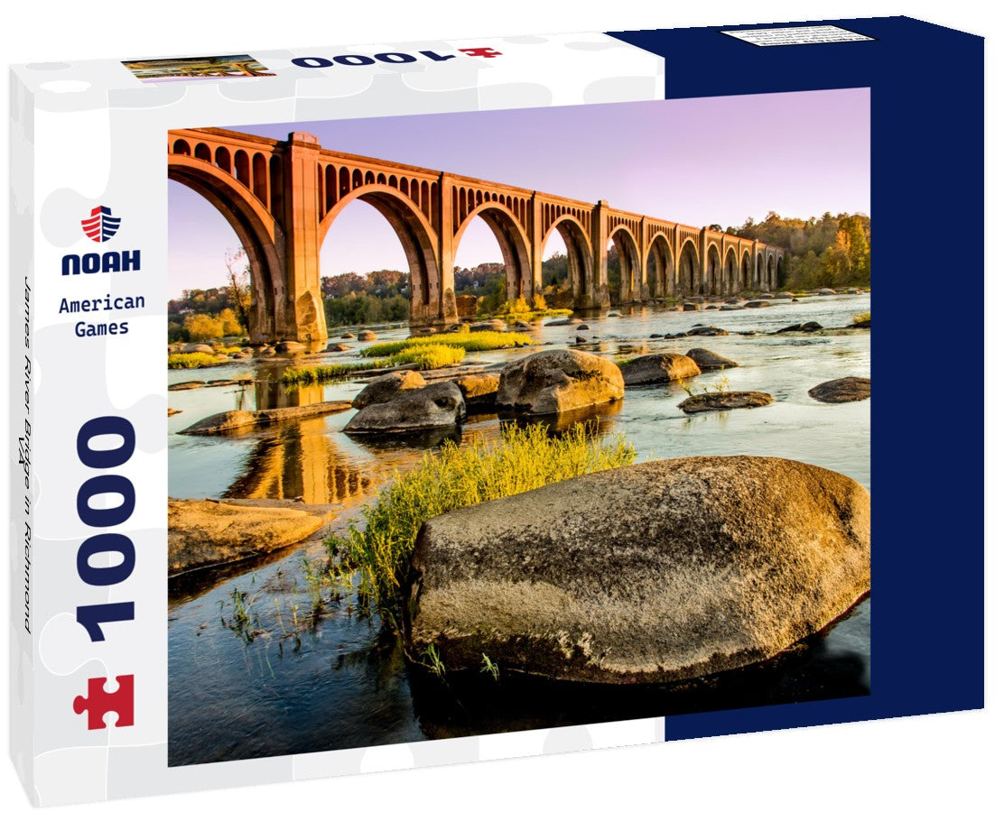 Noah Jigsaw Puzzle James River Bridge in Richmond, VA 1000 pieces