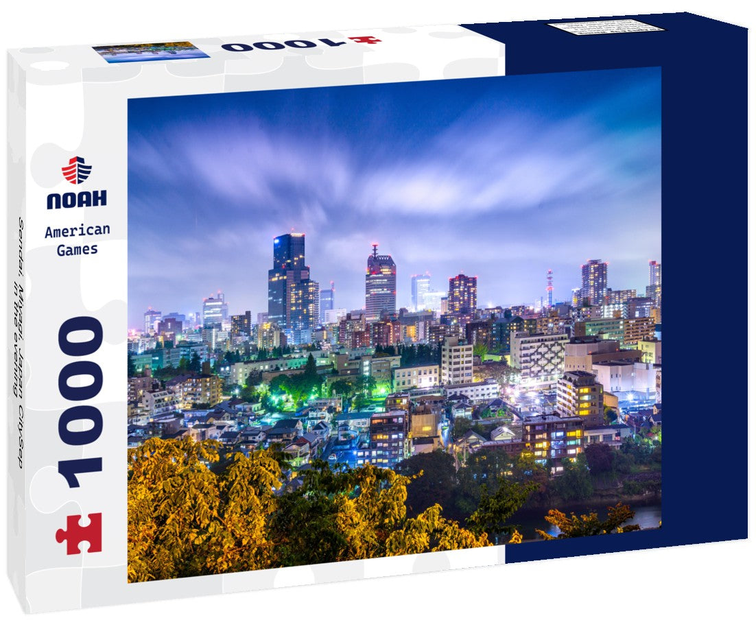 Noah Jigsaw Puzzle Sendai, Miyagi, Japan CitySep in the evening 1000 pieces