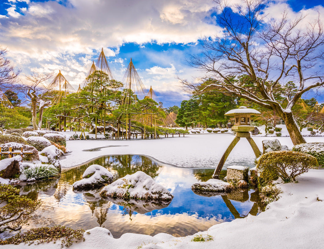 Noah Jigsaw Puzzle Kanazawa, Ishikawa, Japan winter gardens 1000 pieces