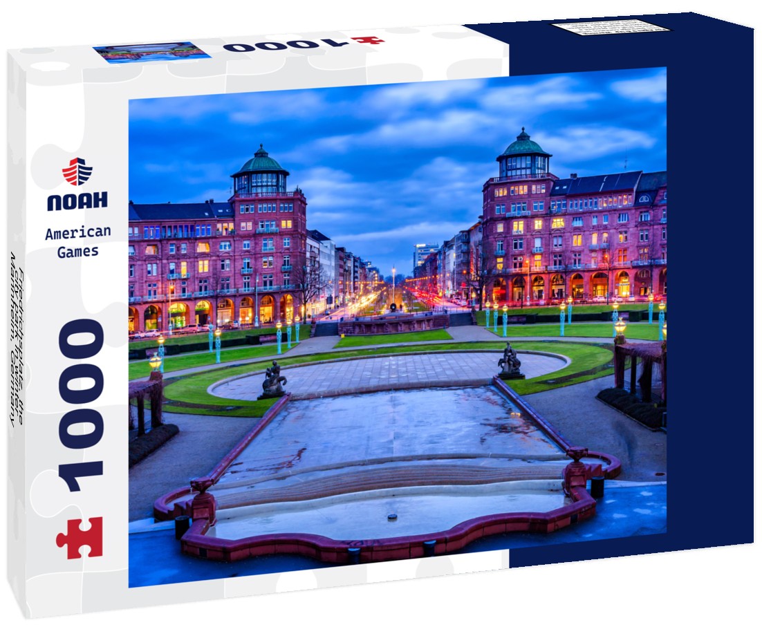Noah Jigsaw Puzzle Friedrichsplatz, the city park in winter, Mannheim, Germany 1000 pieces