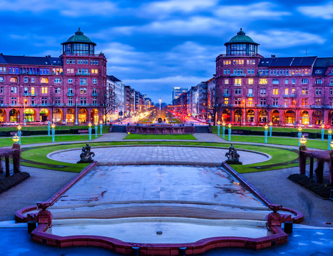 Noah Jigsaw Puzzle Friedrichsplatz, the city park in winter, Mannheim, Germany 1000 pieces