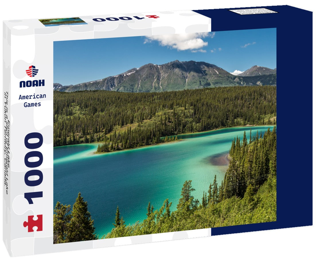 Noah Jigsaw Puzzle Emerald Lake - This is a shot of Emerald Lake in Yukon Territory, Canada. It is located near the town of CarCross 1000 pieces