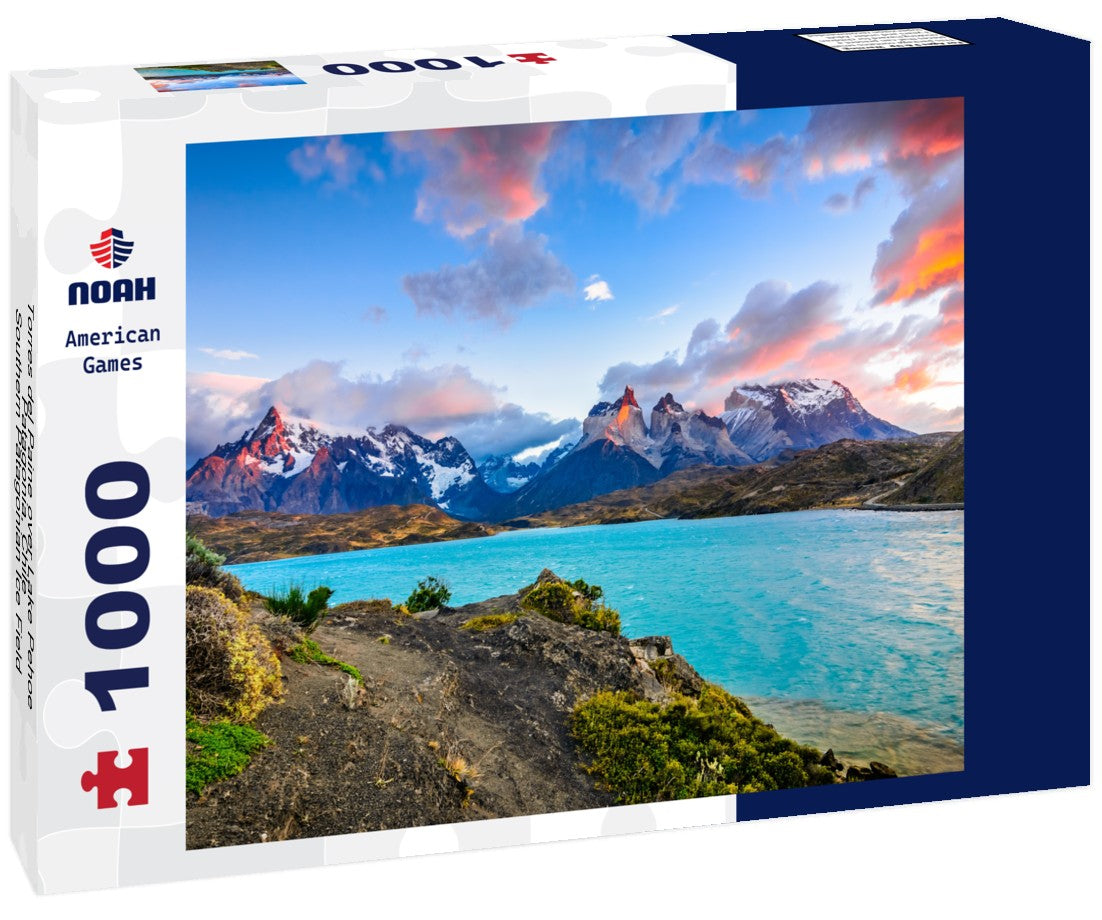 Noah Jigsaw Puzzle Torres del Paine over Lake Pehoe, Patagonia, Chile - Southern Patagonian Ice Field, Magellanic Region, South America 1000 pieces