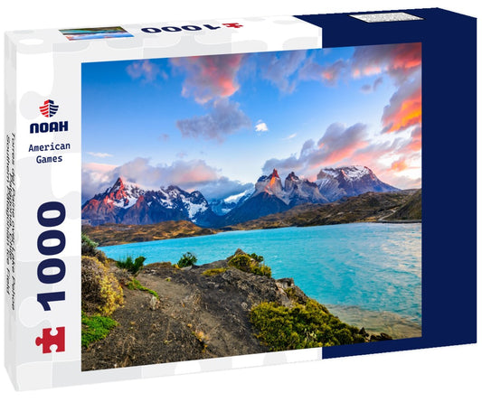 Noah Jigsaw Puzzle Torres del Paine over Lake Pehoe, Patagonia, Chile - Southern Patagonian Ice Field, Magellanic Region, South America 1000 pieces