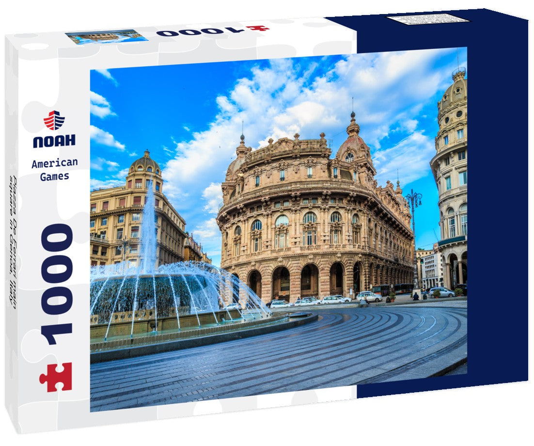 Noah Jigsaw Puzzle Piazza De Ferrari main square in Genoa, Italy 1000 pieces