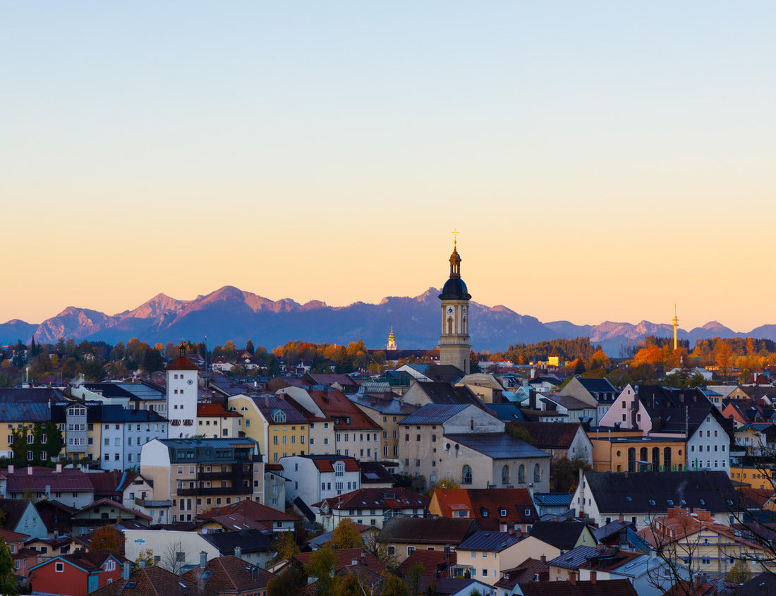 Noah Jigsaw Puzzle City Traunstein at sunrise 1000 pieces