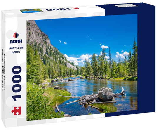 Noah Jigsaw Puzzle Yellowstone National Park - madison River viewpoint, west gate, Wyoming, USA 1000 pieces