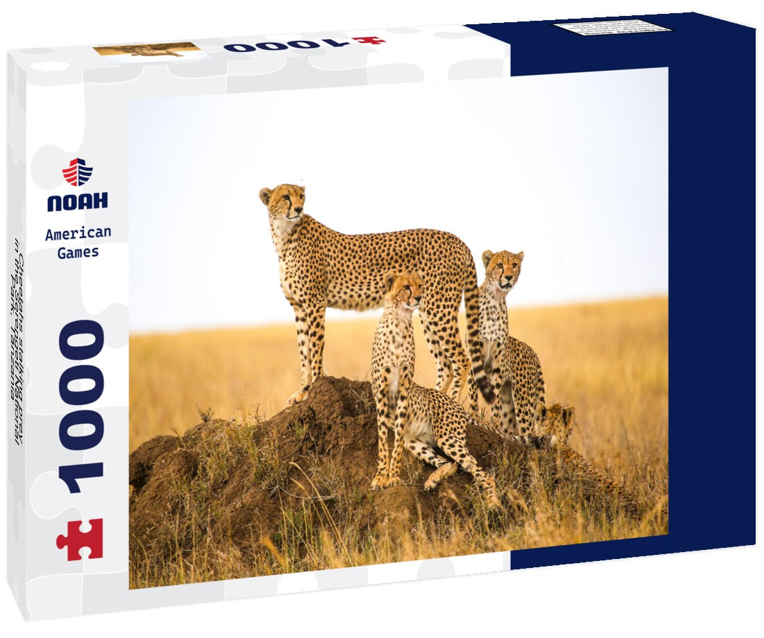 Noah Jigsaw Puzzle Cheetahs stalking prey in the Serengeti National Park, Tanzania 1000 pieces