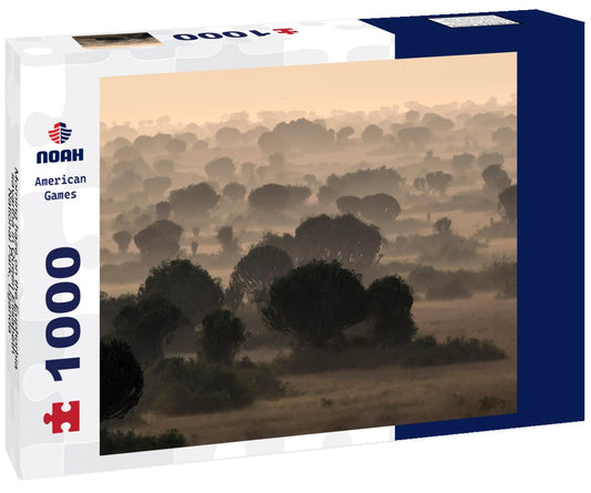 Noah Jigsaw Puzzle Morning haze on the Euphorbia savanna in Queen Elisabeth National Park, Uganda 1000 pieces