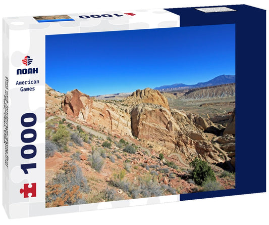 Noah Jigsaw Puzzle Red rock landscape along Burr Trail and Capitol Reef National Park, Utah, USA 1000 pieces