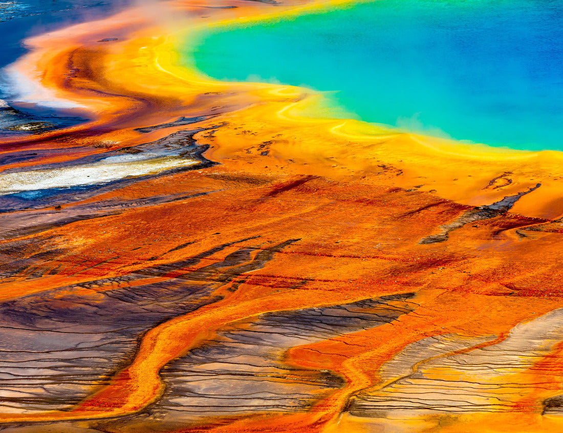 Noah Jigsaw Puzzle Grand Prismatic Spring closeup at Yellowstone National Park 1000 pieces