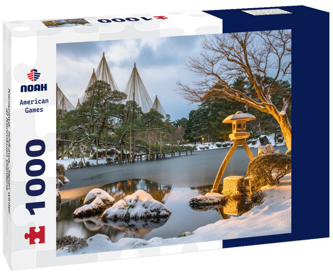 Noah Jigsaw Puzzle Kanazawa, Ishikawa, Japan winter at Kenrokuen Gardens 1000 pieces