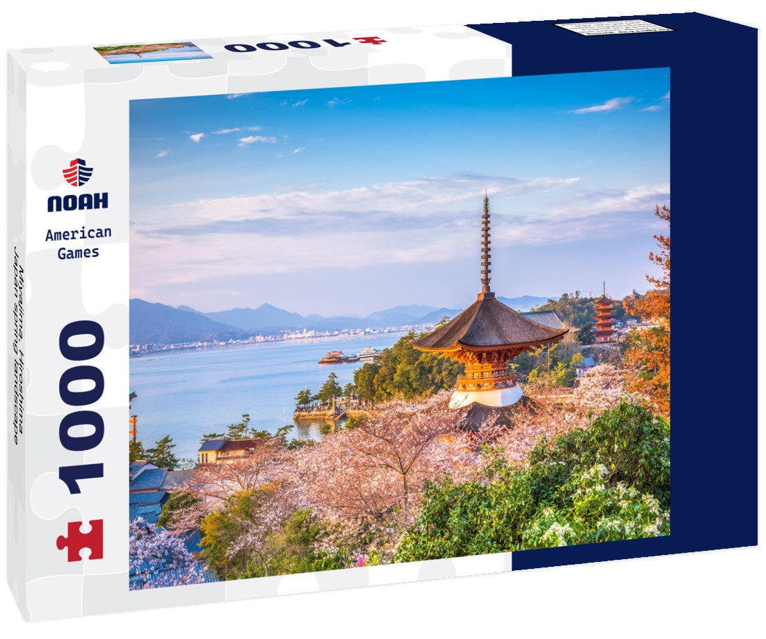 Noah Jigsaw Puzzle Miyajima, Hiroshima, Japan spring landscape 1000 pieces