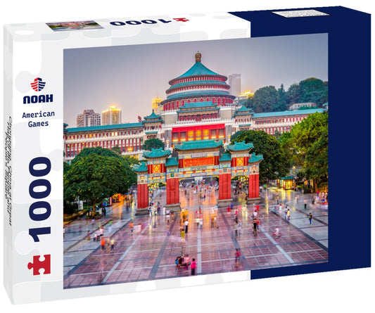 Noah Jigsaw Puzzle Chongqing, China at Great Hall of the People and People's Square 1000 pieces