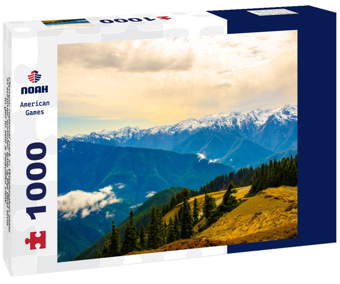 Noah Jigsaw Puzzle Olympic national park in Washington state in summer summer time is the best time to get to see a beautiful view 1000 pieces