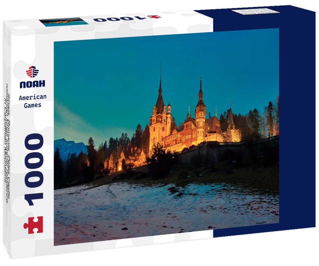 Noah Jigsaw Puzzle Sinaia, Romania. Peles Castle, romanian kings summer residence in Carpathian Mountains 1000 pieces