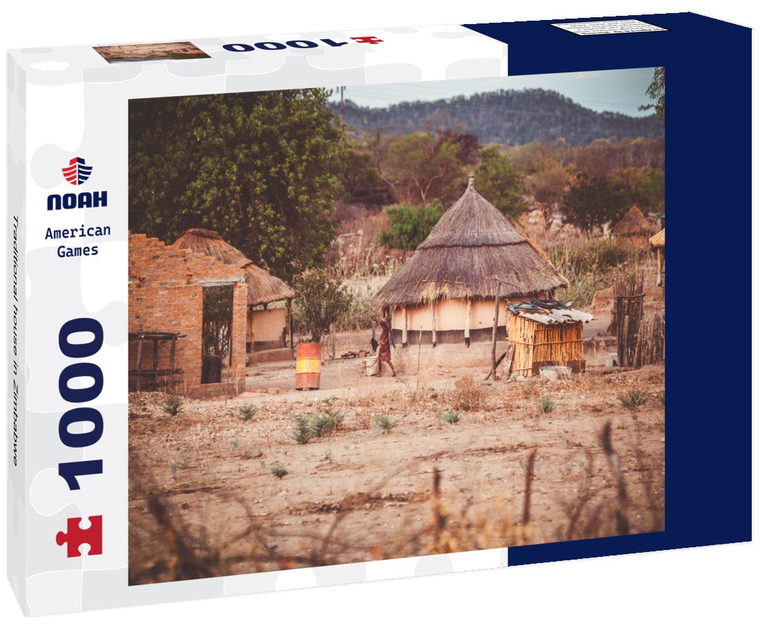 Noah Jigsaw Puzzle Traditional house in Zimbabwe 1000 pieces