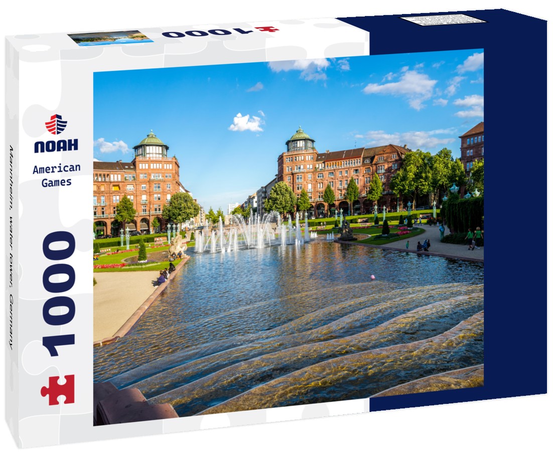 Noah Jigsaw Puzzle Mannheim, water tower, Germany 1000 pieces