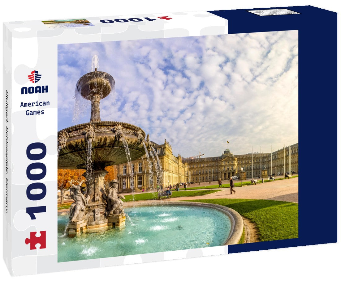 Noah Jigsaw Puzzle Stuttgart, Schlossplatz, Germany. 1000 pieces