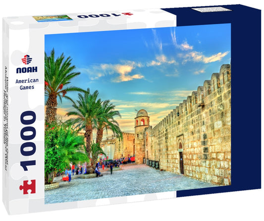 Noah Jigsaw Puzzle Walls and minaret of the Great Mosque of Sousse. UNESCO World Heritage in Tunisia 1000 pieces