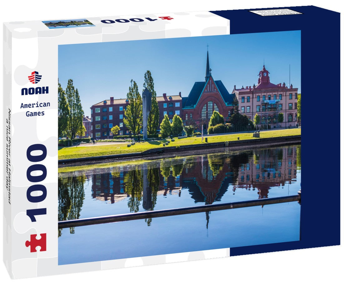 Noah Jigsaw Puzzle Nissan River at Halmstad a nice summer day 1000 pieces