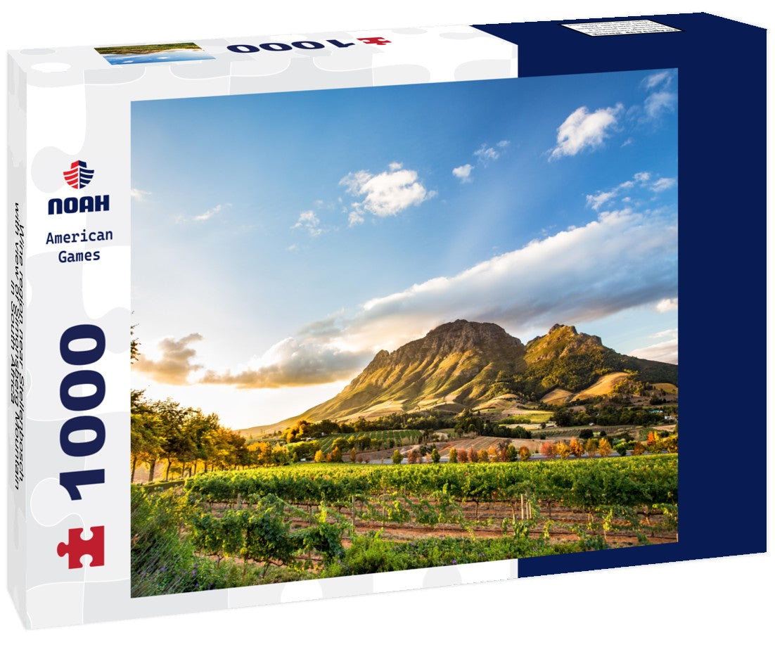 Noah Jigsaw Puzzle Wine region near Stellenbosch with view of Simonsberg Mountain in South Africa 1000 pieces