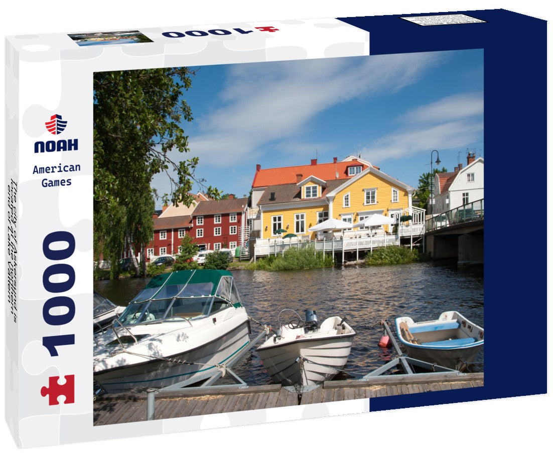 Noah Jigsaw Puzzle The city of Askersund is located at the northern end of Lake Vättern 1000 pieces